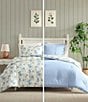 Laura Ashley Blossom Dance Cotton Reversible Comforter Mini Set - Image 2