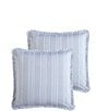 Color:Porcelain Blue - Image 5 - Branch Toile Blue 7-Piece Reversible Comforter Bonus Set