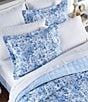 Color:Delft Blue/White - Image 3 - Brighton Reversible Quilt Mini Set