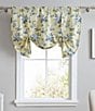 Color:Soft Yellow - Image 1 - Cassidy Floral Tie Up Designer Window Valance