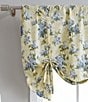 Color:Soft Yellow - Image 2 - Cassidy Floral Tie Up Designer Window Valance