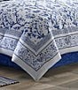 Color:China Blue - Image 3 - Charlotte Floral Comforter Set