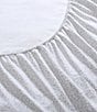 Color:Grey - Image 6 - Chelsie Vine Grey Cotton Flannel Sheet Set