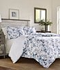 Color:Pastel Blue - Image 1 - Chloe Cottage Floral Comforter Mini Set