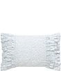 Color:Pastel Blue - Image 1 - Chloe Cottage Ruffle Throw Pillow