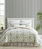 Laura Ashley Country Meadow Floral Print Comforter Mini Set - Image 1