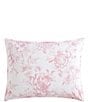 Color:Mauve Pink - Image 3 - Delphine Oversized Floral Blooms Cotton Reversible Comforter Mini Set