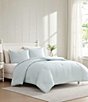 Laura Ashley Dilly Dally Stripe Reversible Cotton Comforter Mini Set - Image 1