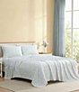 Laura Ashley Ditsy Floral Doodle Cotton Percale Sheet Set - Image 1