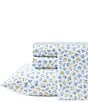 Laura Ashley Ditsy Floral Doodle Cotton Percale Sheet Set - Image 2