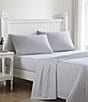 Laura Ashley Emogene 200-Thread Count Cotton Percale Sheet Set | Dillard's