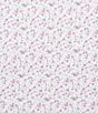 Color:Soft Pink - Image 5 - Evie Pink Floral Cotton Flannel Sheet Set