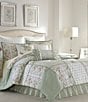 Laura Ashley Harper Floral Patchwork Comforter Set | Dillard's