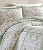 Color:Sage - Image 3 - Harper Floral Patchwork Comforter Set