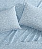 Laura Ashley Heirloom Ditzy Blue Cotton Percale Sheet Set, Color:Blue Cashmere - Image 3