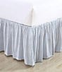 Laura Ashley LA Classics Ticking Stripe Ruffled Bed Skirt | Dillard's