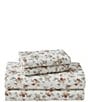 Laura Ashley Le Fleur Cotton Flannel Sheet Set, Color:Orange/Multi - Image 2