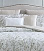 Color:Light Green - Image 2 - Lindy 6-Piece Floral Comforter Set