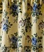 Color:Pale Yellow - Image 2 - Linley Floral Window Valance