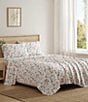 Laura Ashley Meadow Floral Cotton Flannel Sheet Set - Image 1