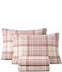 Laura Ashley Mulholland Plaid Cotton Flannel Sheet Set - Image 1