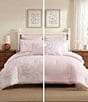Laura Ashley Natalie Floral Cotton Reversible Comforter & Sham Bonus Set - Image 2