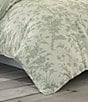 Color:Sage - Image 4 - Natalie Sage Floral Toile Duvet Cover & Sham Set
