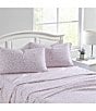 Color:Pink Rose - Image 4 - Paisley Prance Flannel Sheet Set