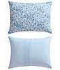 Laura Ashley Quartet Cotton Blend Cashmere Blue Reversible Comforter Mini Set - Image 5