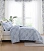 Laura Ashley Quartet Cotton Blend Cashmere Floral Reversible Comforter Mini Set - Image 4