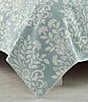 Color:Breeze Blue - Image 4 - Rowland Floral Damask Quilt Mini Set
