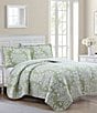 Color:Light Green - Image 1 - Rowland Floral Quilt Mini Set