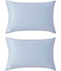 Laura Ashley Satin Bliss Microfiber Pillowcase Pair - Image 2