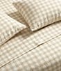 Laura Ashley Serendipity Gingham Cotton Flannel Sheet Set - Image 5