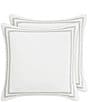 Laura AshleyStitched Vine Leaf Euro Sham Pair