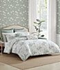 Laura Ashley Toile Delight Cotton Floral Reversible Bonus Comforter Set - Image 3