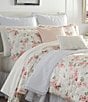 Color:Blush - Image 3 - Wisteria Floral Comforter Mini Set