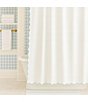 Laura Park Solid Scalloped Shower Curtain - Image 2