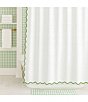 Laura Park Solid Scalloped Shower Curtain - Image 4