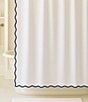 Laura Park Solid Scalloped Shower Curtain - Image 5