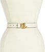 Lauren Ralph Lauren 1.25#double; Logo Reversible Patent Leather Belt - Image 2