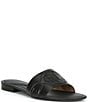 Color:Black - Image 1 - Alegra III Leather Slide Sandals