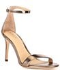Color:Aged Gold - Image 1 - Allie Metallic Dress Sandals