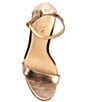 Color:Aged Gold - Image 5 - Allie Metallic Dress Sandals
