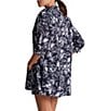 Lauren Ralph Lauren Allora Floral Cotton Voile Button Front Shirt & Pull-On Short Swim Cover-Up, Color:Multi - Image 3