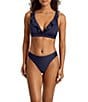 Lauren Ralph Lauren Beach Club Solid Ruffle Underwire Bra Swim Top & Curved Waist Hipster Swim Bottom - Image 2