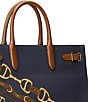 Lauren Ralph Lauren Devyn Large Belt Print Tote Bag, Color:MULTI/TAN - Image 4