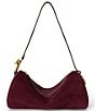 Lauren Ralph Lauren Blaike Sheep Suede Medium Barrel Shoulder Bag - Image 1