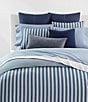 Color:Blue - Image 1 - Blair Classic Stripe Comforter Set
