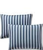 Color:Blue - Image 3 - Blair Classic Stripe Comforter Set